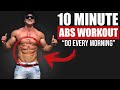10 MIN HOME ABS WORKOUT! (NO EQUIPMENT NEEDED!)