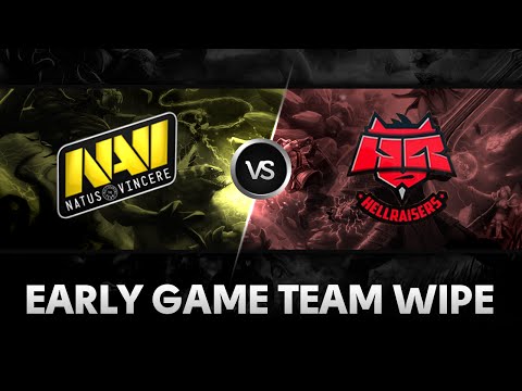 Early game team wipe! by Na'Vi vs HellRaisers @Starseries XI