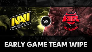 Early game team wipe! by Na'Vi vs HellRaisers @Starseries XI