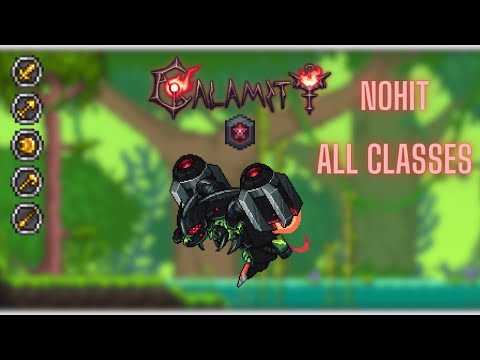 Terraria Calamity: The Plaguebringer Goliath Master Death Mode No Hit All Classes