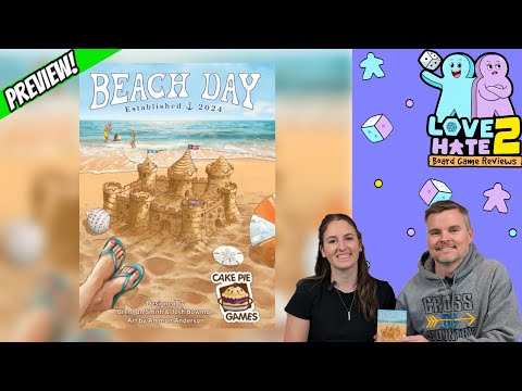 Beach Day - A Non-Gamer's Preview Of This Display Building Card Game