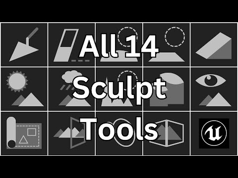 All 14 Landscape Sculpt Tools in Unreal Engine Explained in Under 3 Minutes