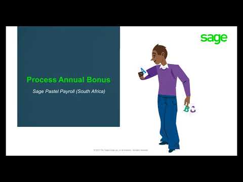 Sage Pastel Payroll: How to process a bonus.