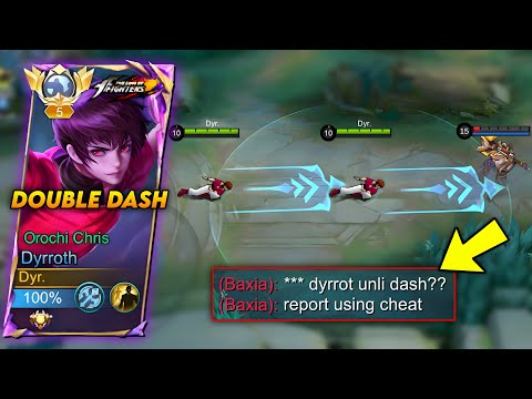 DYRROTH NEW DOUBLE DASH TRICK! THEY THINK I’M USING CHEAT!💀