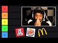The ULTIMATE FAST FOOD Tier List Most Correct On Youtube