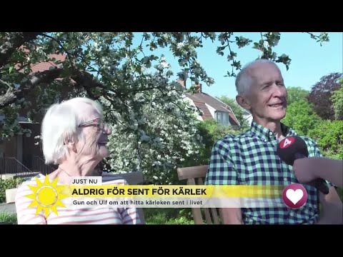 Gun och Ulf blev kära på ålderns höst  - Nyhetsmorgon (TV4)