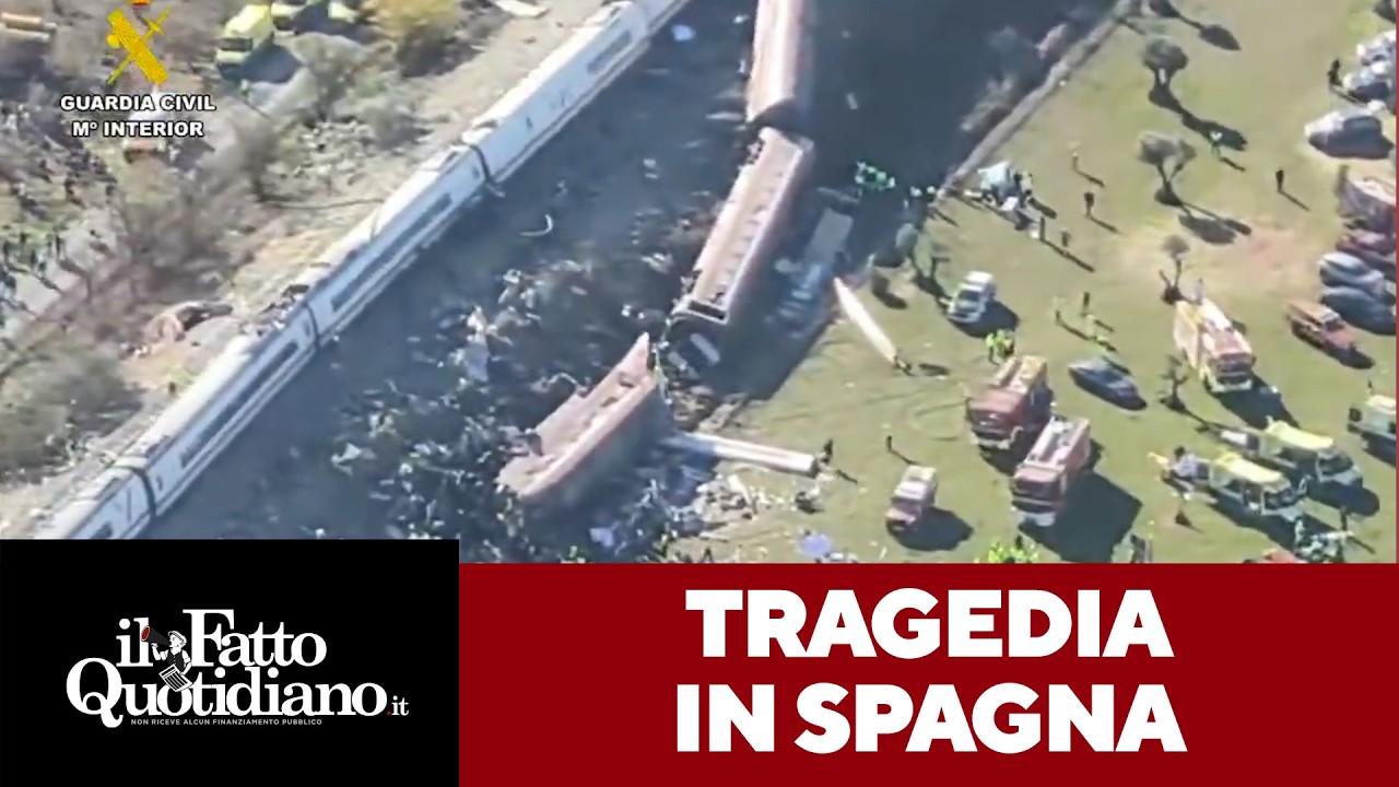 Spagna, incidente tra due treni dell’alta velocità: “Almeno 64 morti e più di 80 i feriti”