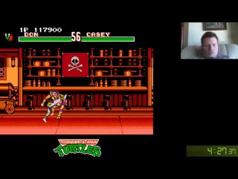 Teenage Mutant Ninja Turtles: Tournament Fighters (NES) (Easy) Speedrun in 7:19