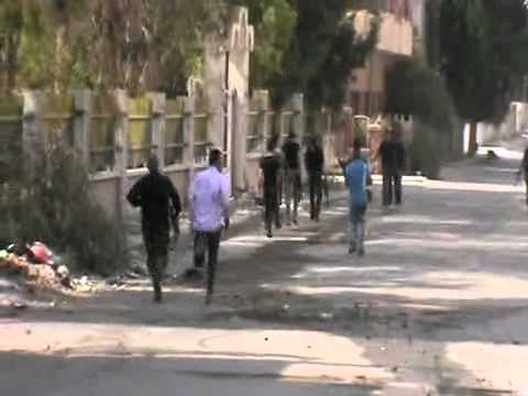 كتيبة الشهيد طاهر الصياصنة تقوم بالسيطرة والانتشار في شوارع درعا المحطة