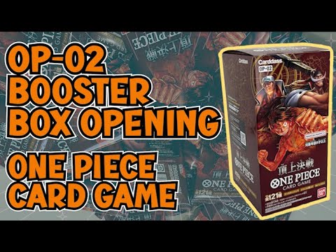 OP-02 PARAMOUNT WAR BOOSTER BOX OPENING - One Piece Card Game