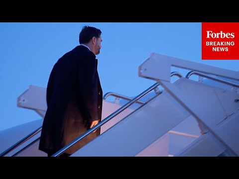 Vice President JD Vance Departs JBA En Route To Toledo, Ohio
