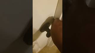 how to open my locked bathroom door