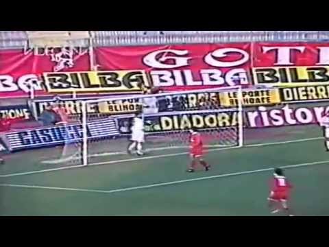 Serie A 1995-1996, day 12 Piacenza - Cagliari 1-1 (Caccia, L.Oliveira)