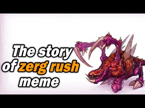 The origins of Zerg Rush meme from StarCraft