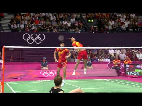 Fu Haifeng jump smash slow motion (Olympic 2012)