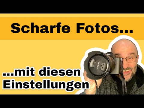 Scharfe Fotos mit diesen Einstellungen