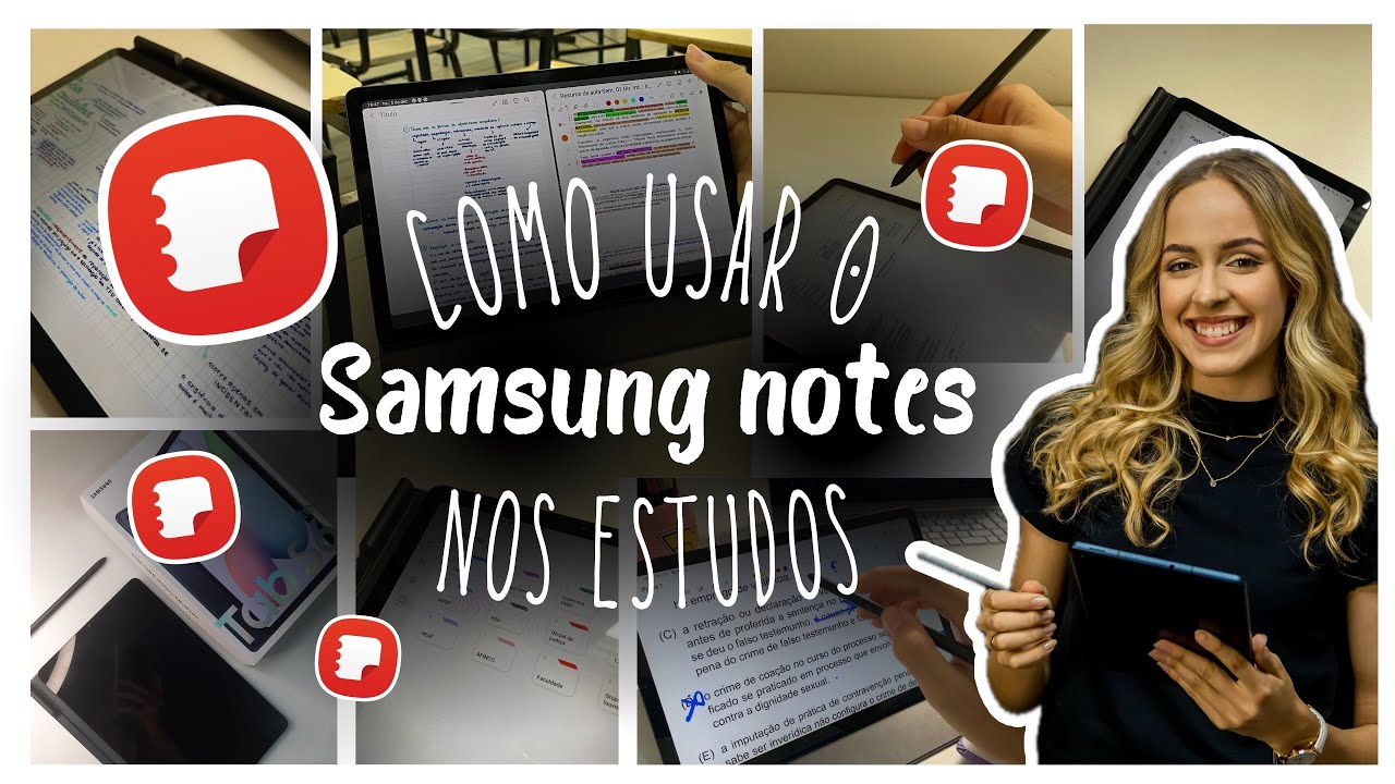 Como usar o Samsung notes nos estudos - Volta as aulas com tablet S6 lite
