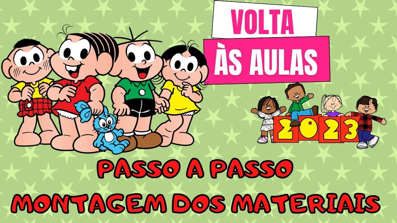 VOLTA às aulas 2023 Turma da Mônica