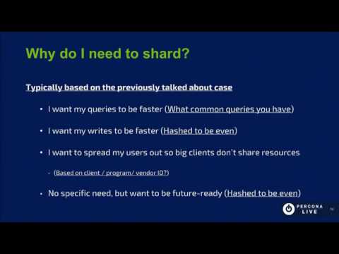 When and How Should you Shard