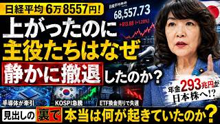 日経平均続伸813円高の裏側｜終盤に消えた上げ幅と換金売りの正体