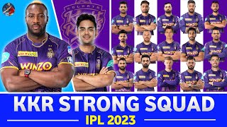 Ipl 2023 | Kolkata Knight Riders New Squad 2023 | KKR Full Squad 2023 | IPL 2023 KKR Team Playlist