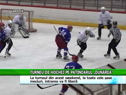 Turneu de hochei pe patinoarul "Dunărea"
