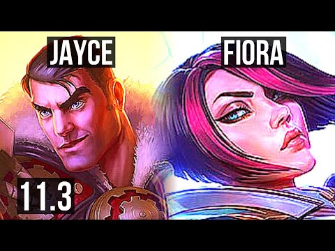 JAYCE vs FIORA (TOP) | 10/0/5, Rank 8 Jayce, Legendary | BR Challenger | v11.3