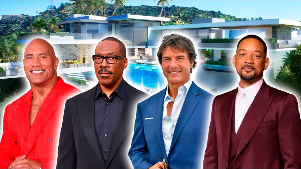 TOP MANSÕES LUXUOSAS DE HOLLYWOOD: The Rock, Eddie Murphy, Tom Cruise, Will Smith