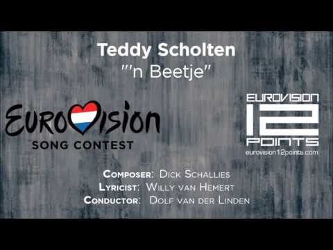 Teddy Scholten  "Een beetje"  1959 Eurovision Song Contest