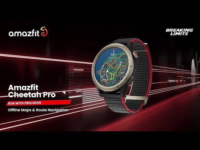 Amazfit Cheetah Pro 3,68 cm (1.45") AMOLED Digitale 480 x 480 Pixel Touch screen Beige GPS (satellitare) video