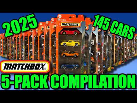 I Bought Every 2025 Matchbox 5-Pack! Unboxing all 29 Packs!!