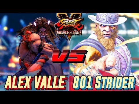SFV AE 💥 Alex Valle (Kage) VS 801 Strider (G) 🔥FIRST TO 3🔥