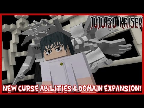 The True Gingershadow - TWO NEW CURSED TECHNIQUES & DOMAIN EXPANSION! Minecraft Jujutsu Kaisen Mod Review