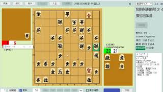 【将棋倶楽部24】レート1600を目指して4