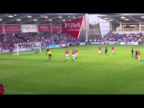 Ryan Giggs' cheeky penalty | Salford City 5 - 1 #Classof92 | #RedArmyCam