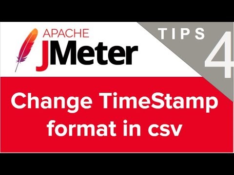 JMeter Beginner Tutorials | Tips n Tricks 4 💡 How to change Timestamp format in csv