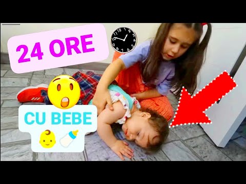 ⏰ 24 de ore cu bebelușul 👶 MAMA si TATA ne-au lăsat singure acasă 🏡 / Ciao Patricia VLOG COPII