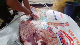 TUTORIAL HOW TO CLEAN INTESTINE PIG