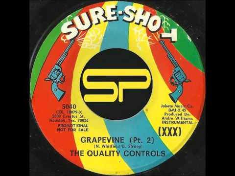 LATIN FUNK 45t - THE QUALITY CONTROLS - Gravepine (Part 1&2) - 1974 Sure Shot