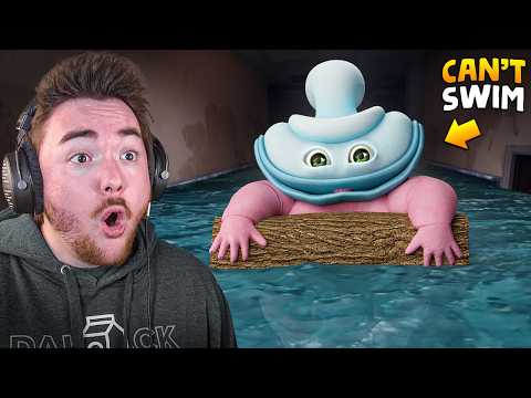 FLOODING DARK PALS IN WATER!!! (Can Binky Drinky Swim?) | Dark Pals Gameplay (Mods)