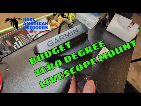 Garmin Livescope Zero Degree Mount (Budget Option For Ice Fishing!!)