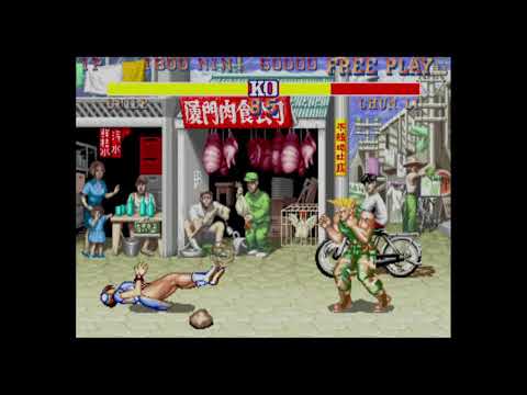 Street Fighter 2 The World Warriors: Guile's Touch of Death combo
