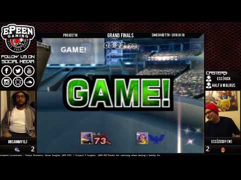 Smash @ TTH - DBSammy (Luigi/Falco/Fox) Vs. ESS | Zeddy (Mr.G&W/Marth/pmgf