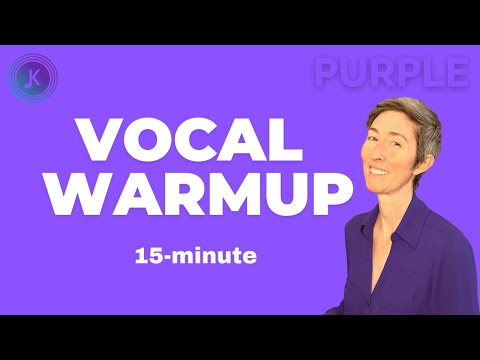 Vocal Warmup | 15 Minute Vocal Warmup - The Purple One