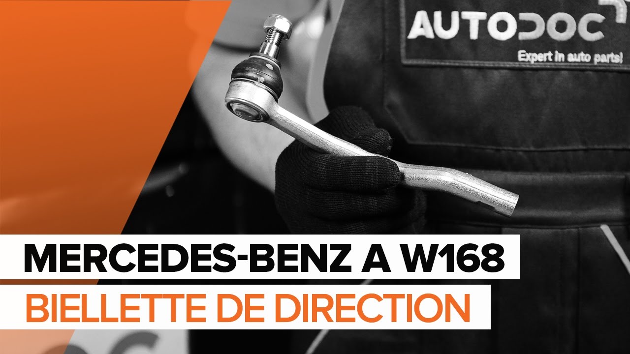 Comment changer : rotule de direction sur Mercedes W168 - Guide de remplacement
