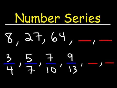 Part of a video titled Number Series Reasoning Tricks - The Easy Way! - YouTube