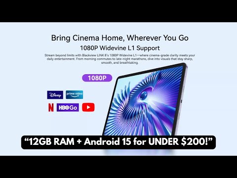 Blackview Link 8 — 12GB RAM, Android 15, and a 12.7-Inch Display for Under $200!