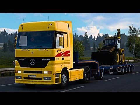 ETS2 1.46 | Stuttgart - Zürich | Mercedes Actros MP1 | Cargo 9t