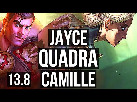 JAYCE vs CAMILLE (TOP) | Quadra, 12/2/3, Godlike, 300+ games | KR Master | 13.8