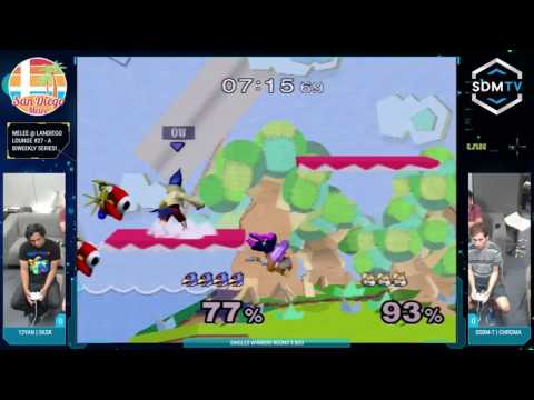 Melee @ LDL #27 - 12YAN | SkSk (Falco) vs. Chroma (Fox) - Singles Winners Quarters - Smash Melee